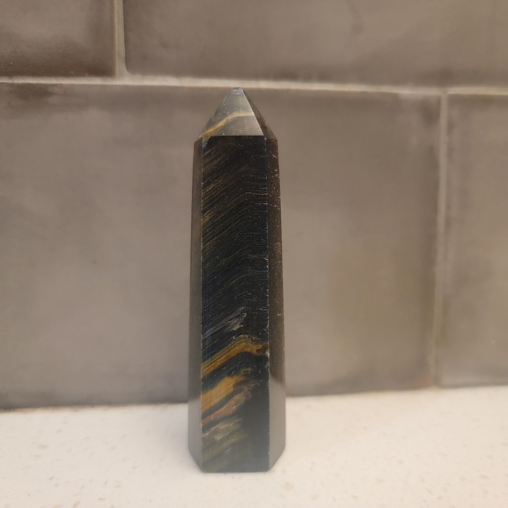 Tigers Eye Crystal Tower